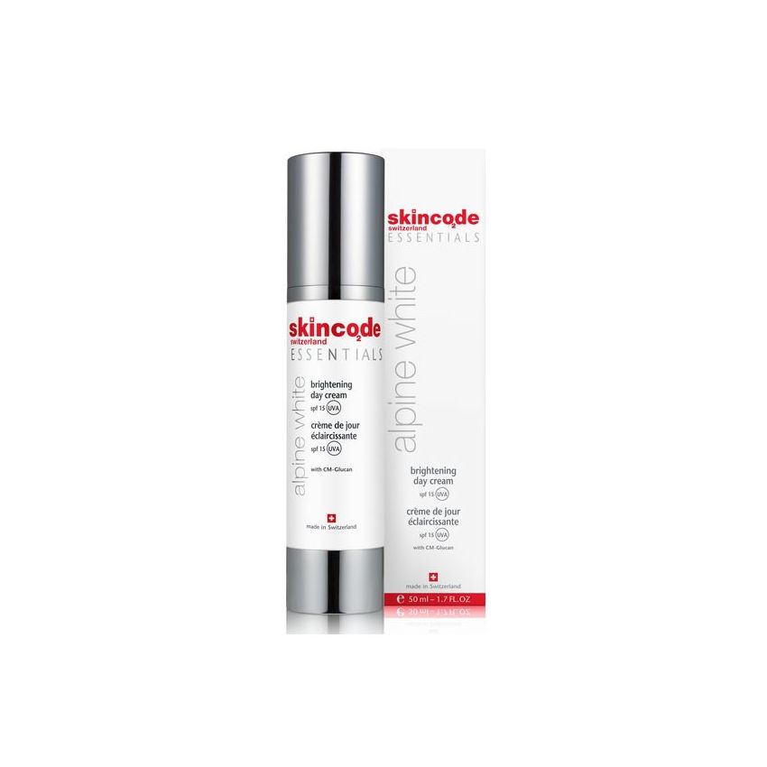 Skincode Essentials Alpine White Crème De Jour Éclaircissante Spf15 50Ml