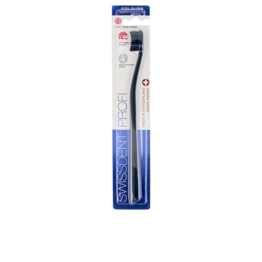 Colours Classic Toothbrush #Black&Red - 1 U