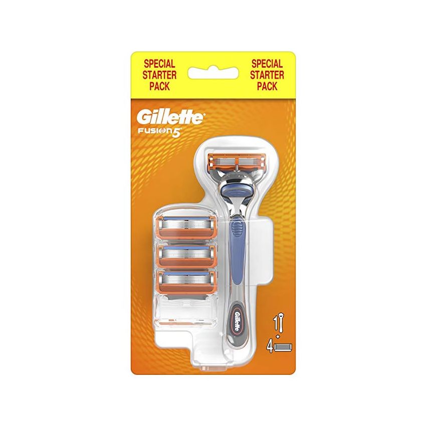 Gilette Fusion5 Rasoir Avec 3 Recharge