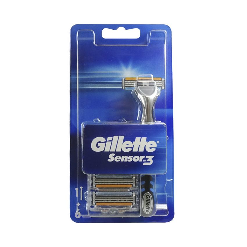Gillete Sensor 3 Razor And 6 Refill