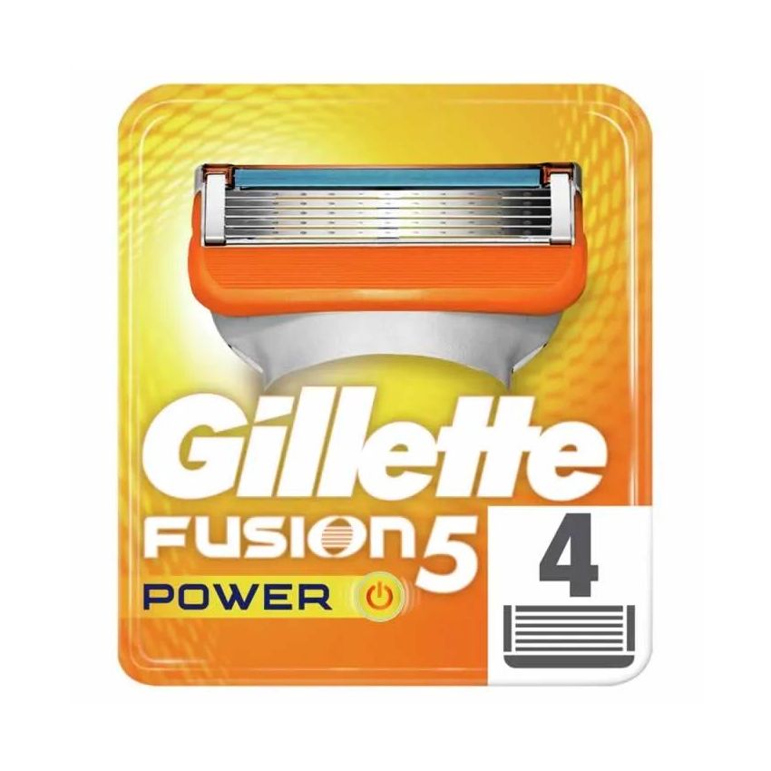 Gillette Fusion Power Recharge 4 Unités