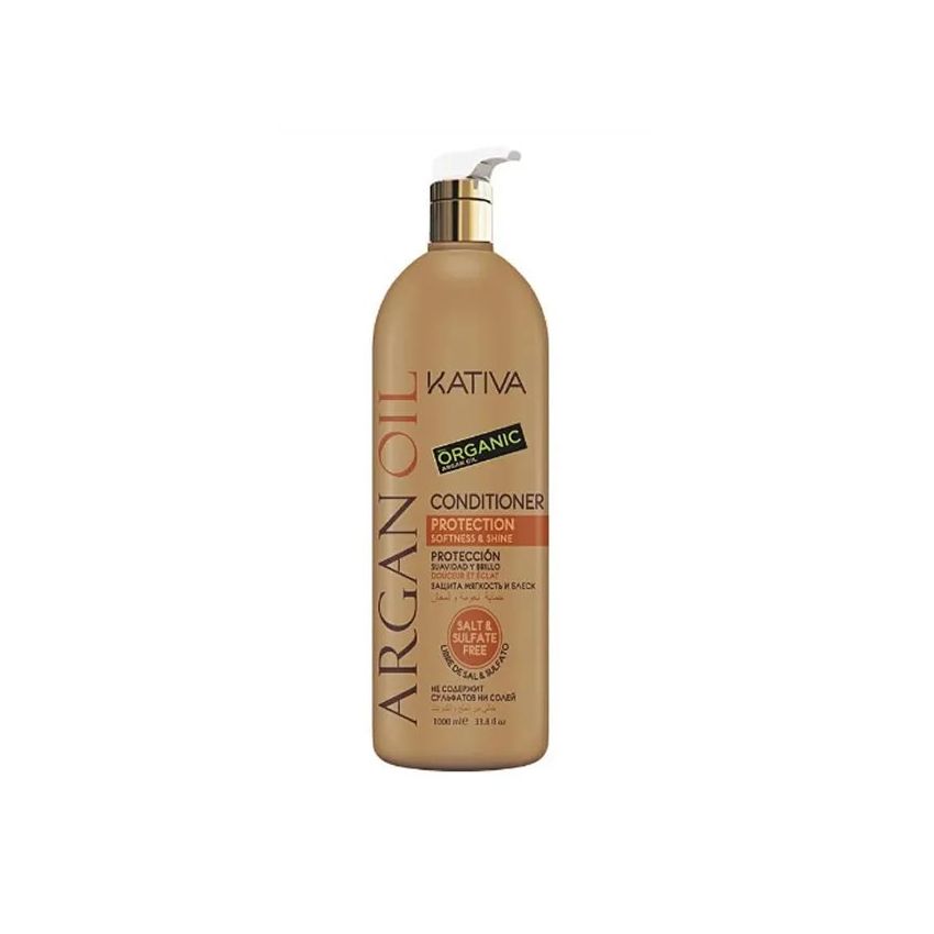Kativa Argan Oil Conditioner Protection Softness & Shine 1000Ml