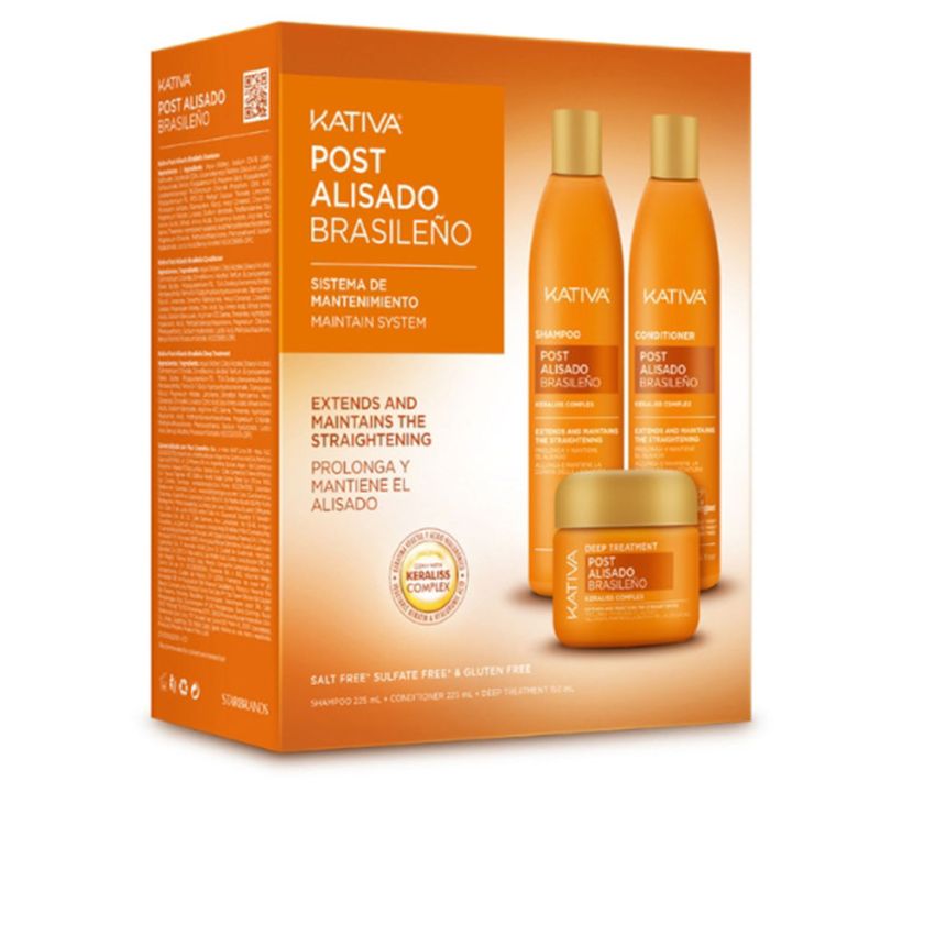 Kit De Lissage Brésilien Professionnel Kativa - 3 U