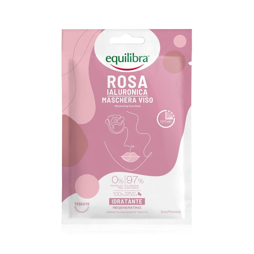Equilibra Ialuronic Face Mask Tissue 1Ud