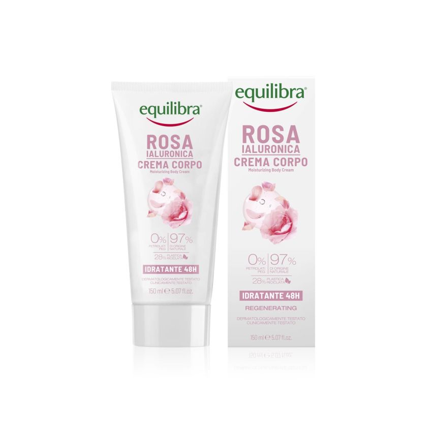 Equilibra Rose Hialuron Body Cr 150Ml