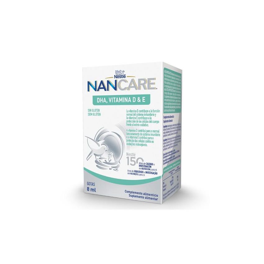 Nestle Nestlé Nancare Dha Vitamina D Y E 8Ml