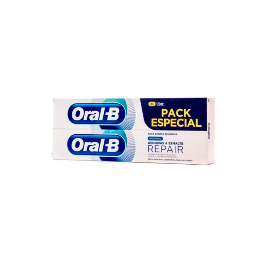 Oral B Duplo Especial Gum And Enamel Whitening Toothpaste 2X125Ml
