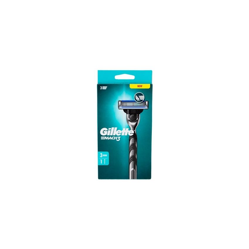 Gillette Mach3 1 Rasoir + Lames De Rasoir 3 Lames