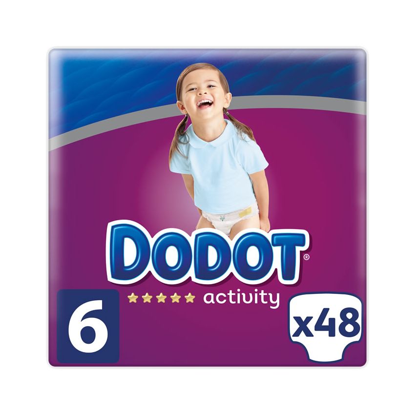 Dodot Protection Plus Activity T-6  48 Unités