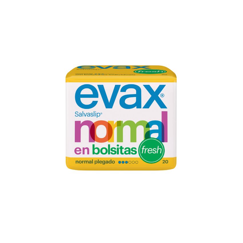 Evax  Normal Fresh Protège Slip Petits Sacs 20 Unités