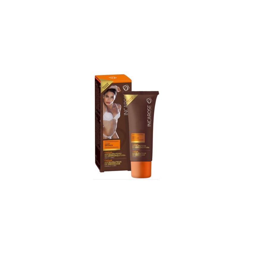 Incarose Crème Accelérateur De Bronzage Visage Et Corps 125Ml