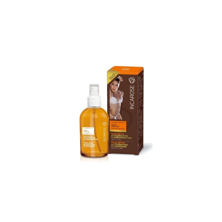 Incarose Huile Sèche Accélerateur De Bronzage 125Ml