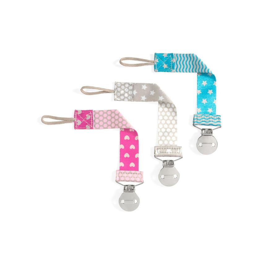 Chicco Clip Avec Chaîne Rose 2U