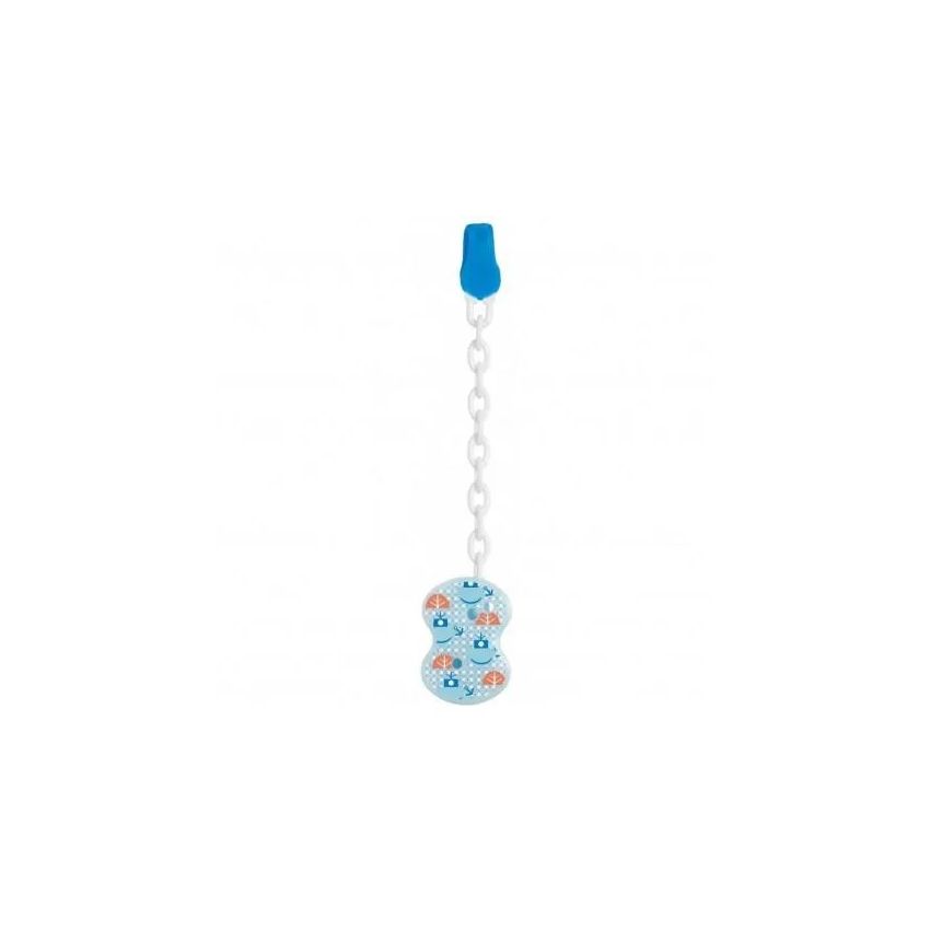 Porte-Sucette Chicco Clip Bleu
