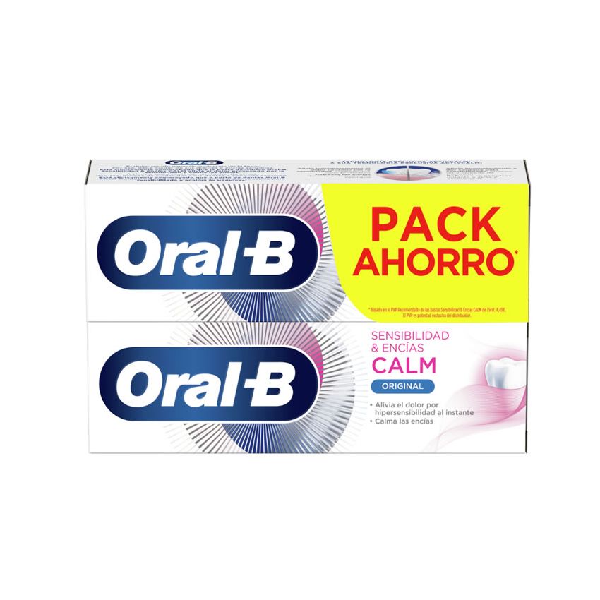 Oral-B Pâte Sensibilité & Gencives Calme Original 2X75Ml