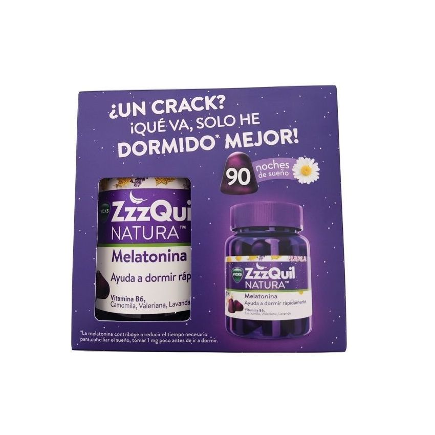 Zzzquil Nature Pack Mélatonine 60+30 Unités
