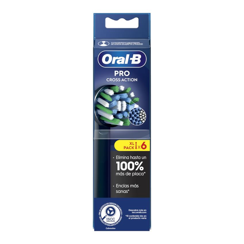 Oral-B Pro Cross Action Refill  6 Unités