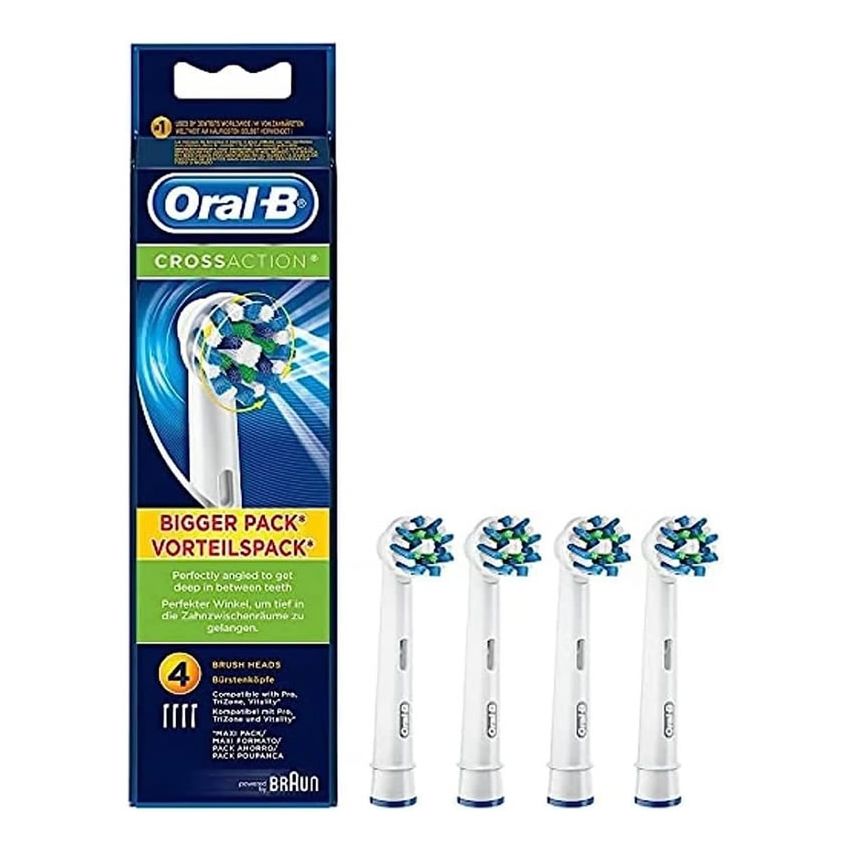 Oral-B Pro Cross Action Refill 4 Unités