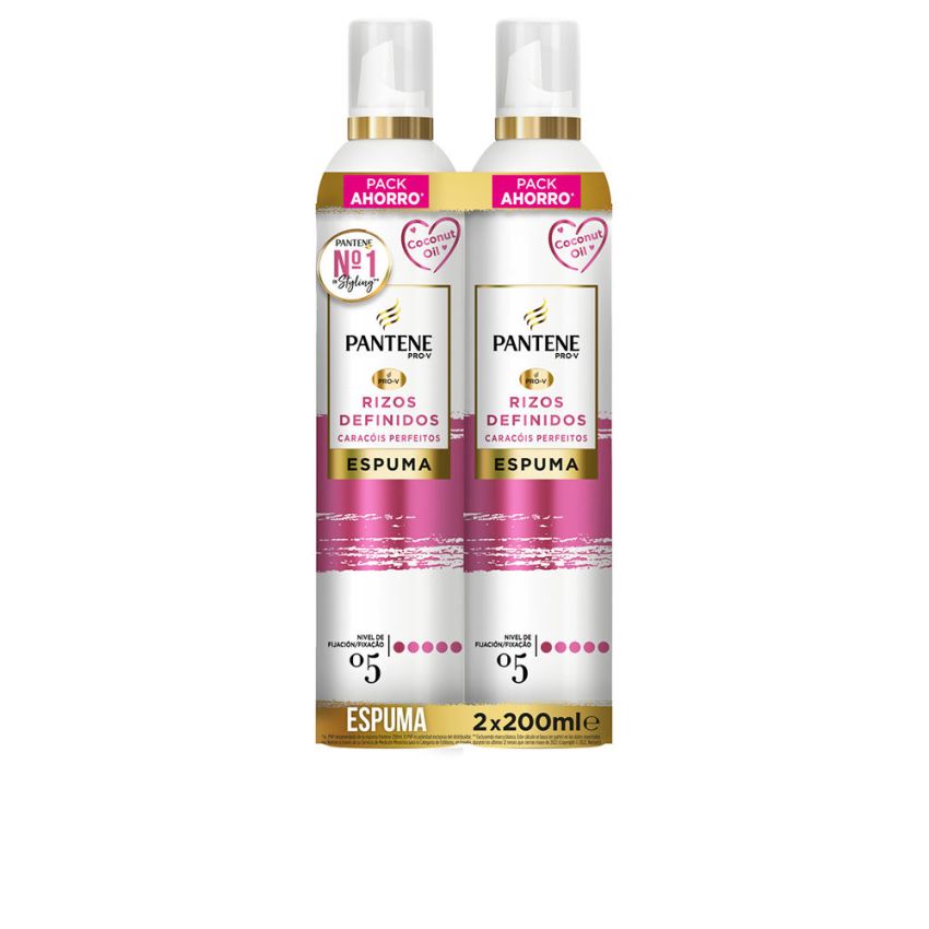 Coffret Mousse Pantene Pour Boucles Définies - 2 X 200 Ml