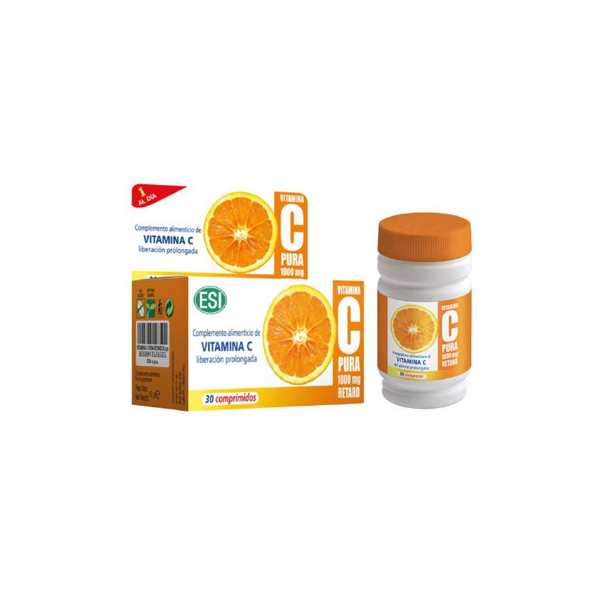 Esi Vitamina C Pura 1,000 Mg Retard 30 Comprimidos