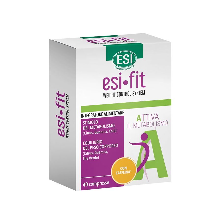 Esi Fit Active Le Métabolisme Supplément Alimentaire Avec Caféine 40 Comprimés