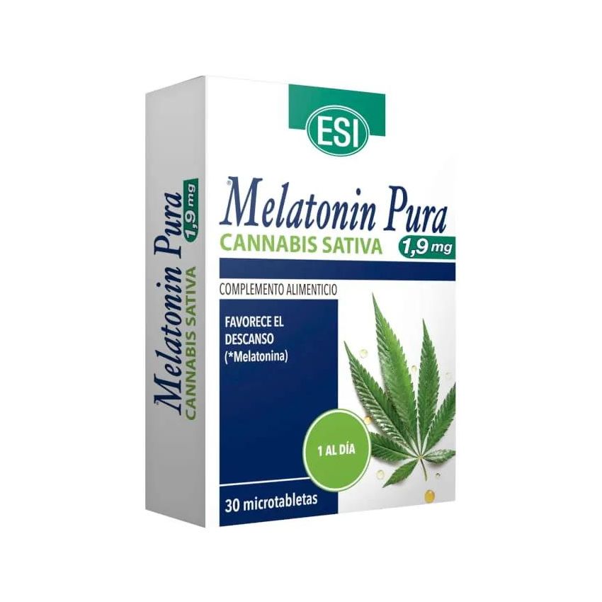 Esi Pure Mélatonine Cannabis Sativa 1,9 Mg 30 Microcomprimés
