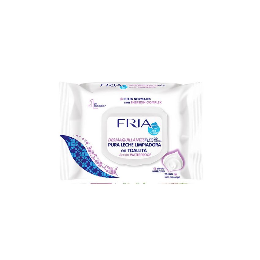 Fria Desmaquillantes Plus Makeup Remover Wipes 20 Wipes