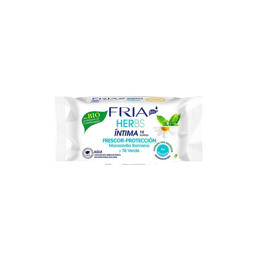 Fria Herbs Intimate Wipes Fresh And Protected 12 Wipes