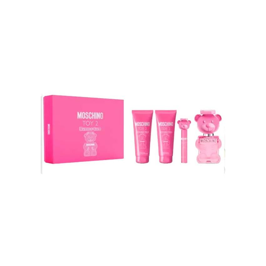 Moschino Toy 2 Bubble Gum Eau De Toilette Vaporisateur 100Ml Coffret 4 Produits