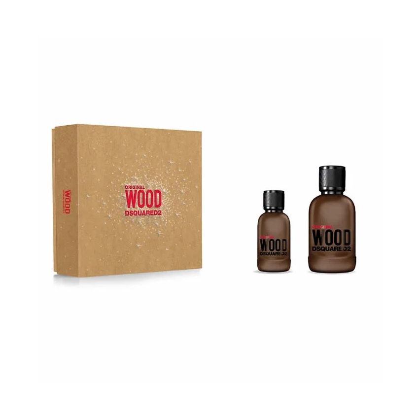Dsquared2 Original Wood Eau De Parfum Spray 100Ml Coffret 2 Produits