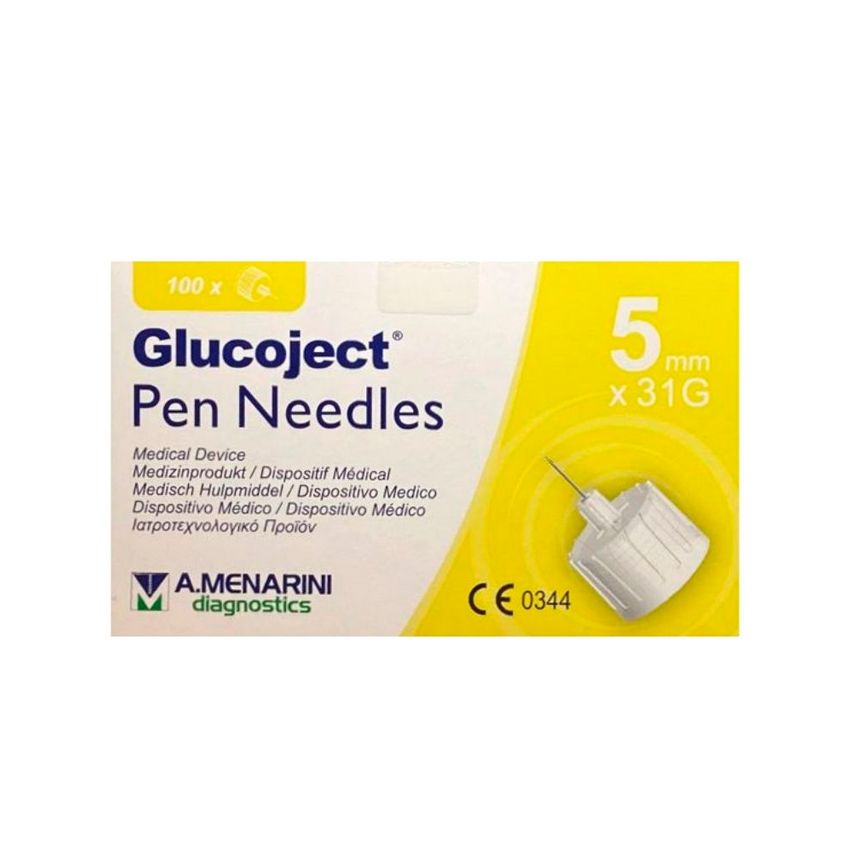 Menarini Glucoject Aiguille À Insuline 31Gx5Mm 100U