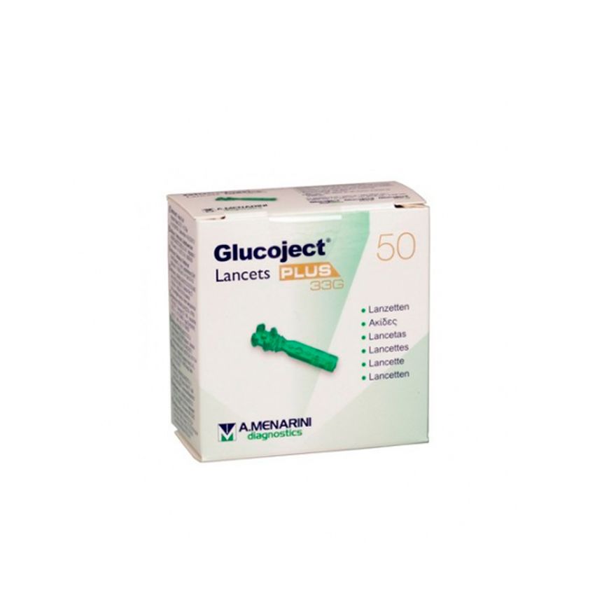 Menarini Glucoject 50 Lancets Plus 33G