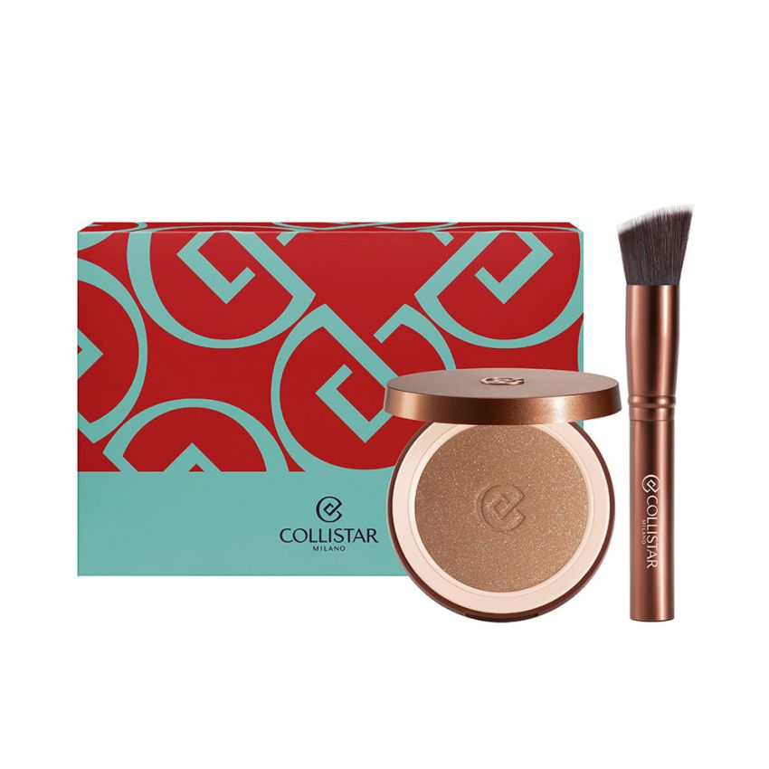 Coffret Poudre Bronzante Effet Soie - Coffret Poudre Bronzante Effet Soie 2 Pièces