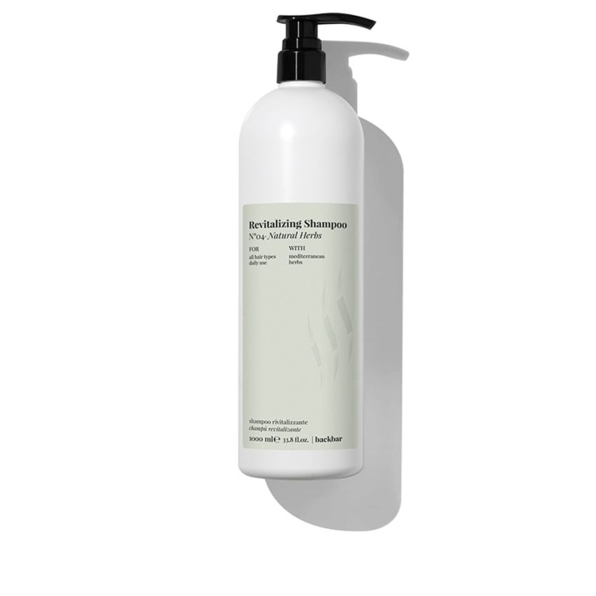 Back Bar Revitalizing Shampoo Nº04-Natural Herbs - 1000 Ml