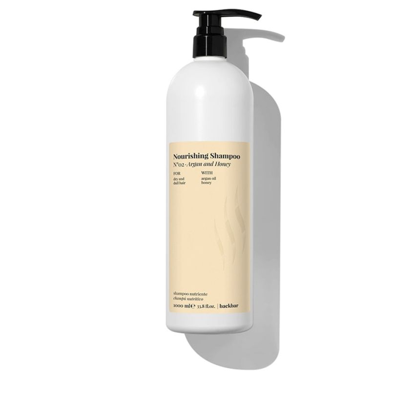 Back Bar Nourishing Shampoo Nº02-Argan&Honey - 1000 Ml