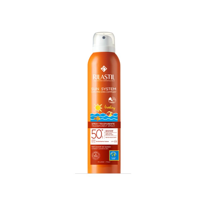 Rilastil Sun System Baby Spray Transparent Spf 50+ 200Ml