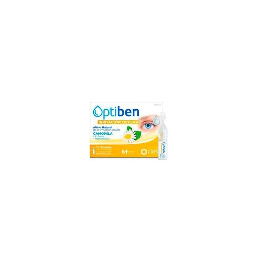 Cinfa Optiben For Irritated Eyes Eye Droplet 10 Ampoules