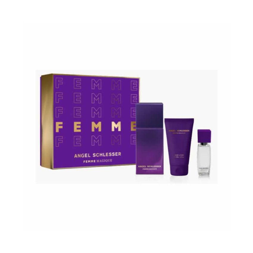 Angel Schlesser Femme Magique Eau De Toilette Vaporisateur 100Ml Coffret 3 Produits