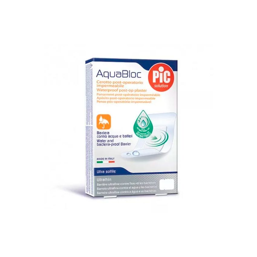 Pic Sparadrap Antibactérien Résistant À L'Eau 15X10Cm 5U