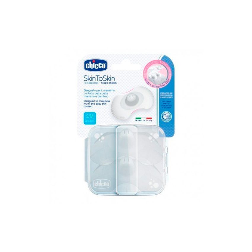 Chicco Skintoskin Protecteur De Mamelon En Silicone S-M 2U
