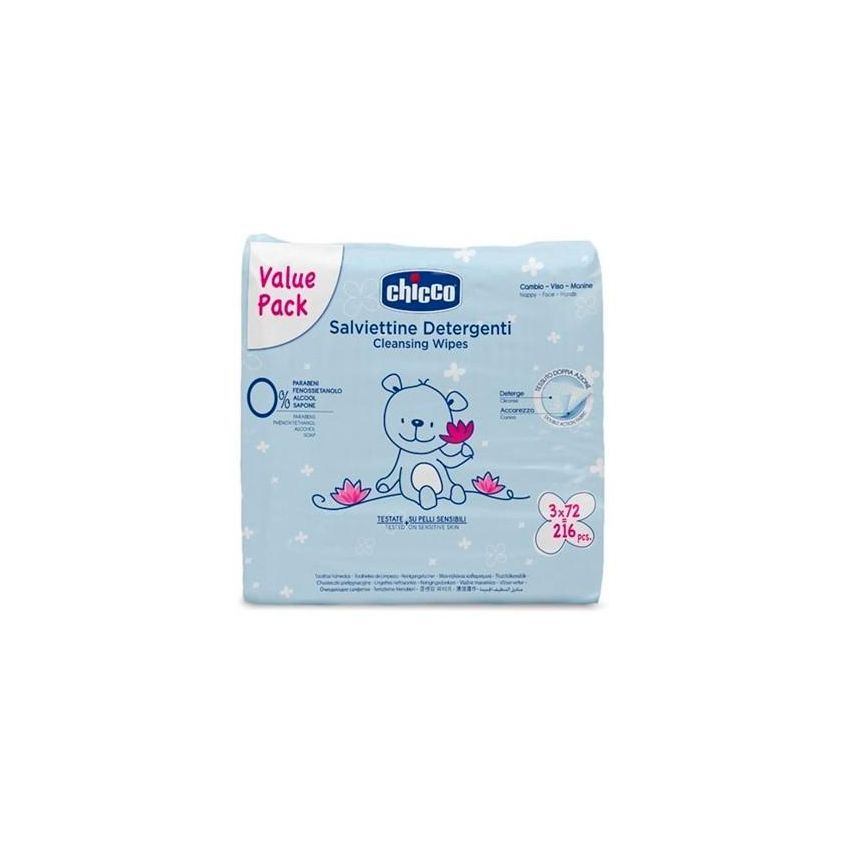 Chicco Tripack 72Uds Lingettes 72Uds