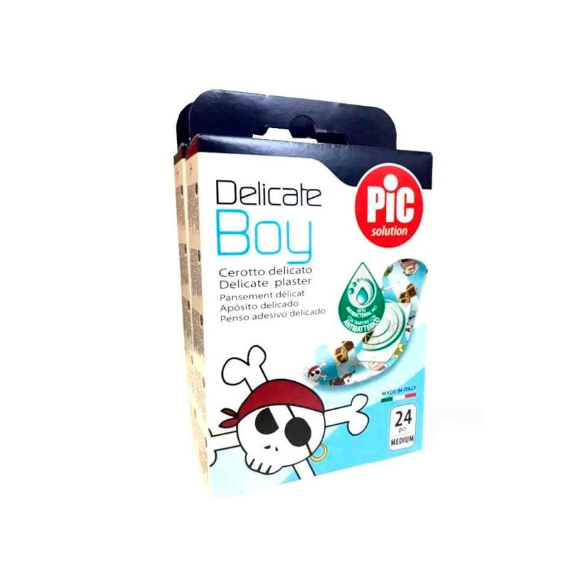 Pic Delicate Tnt Boy Pansements Adhésifs 19X72Cm 24U