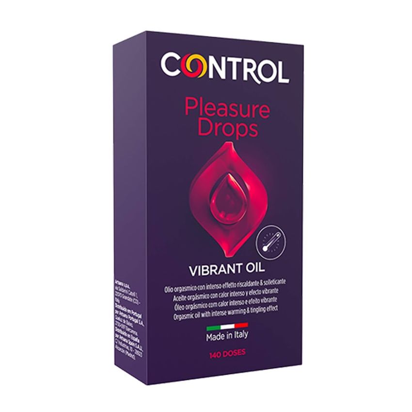 Control Pleasure Drops Huile Vibrante 10Ml