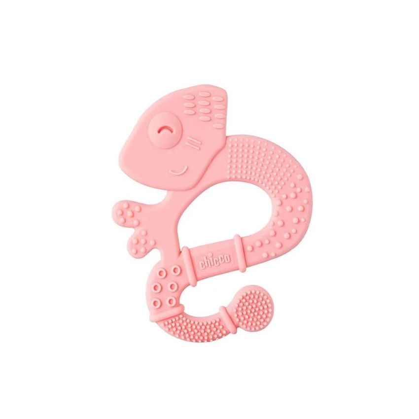 Anneau De Dentition Chicco Supersoft Iguana Rose 2 Mois Et Plus