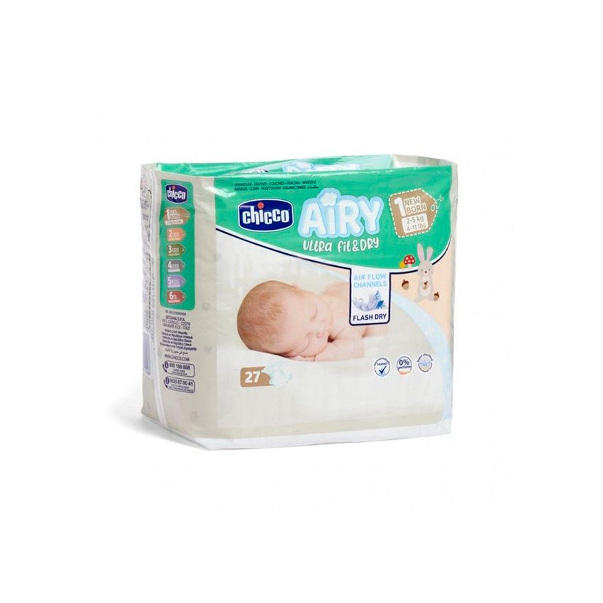 Chicco Airy 27 Couches T1 2-5 Kg