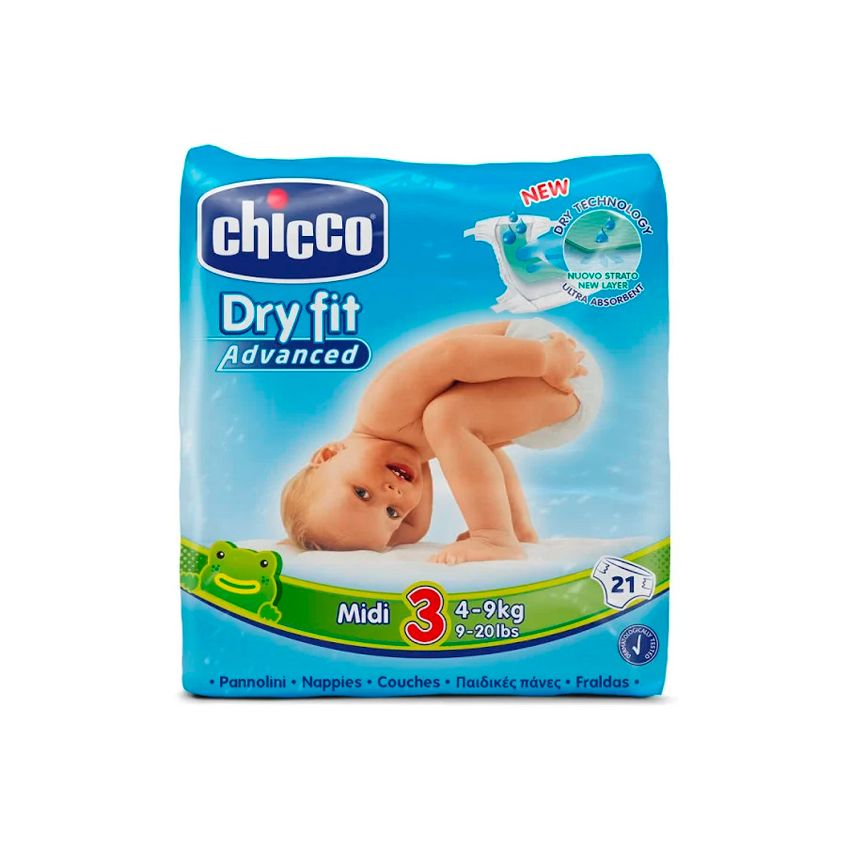 Chicco Airy Midi Couche 4-9Kg Taille 2