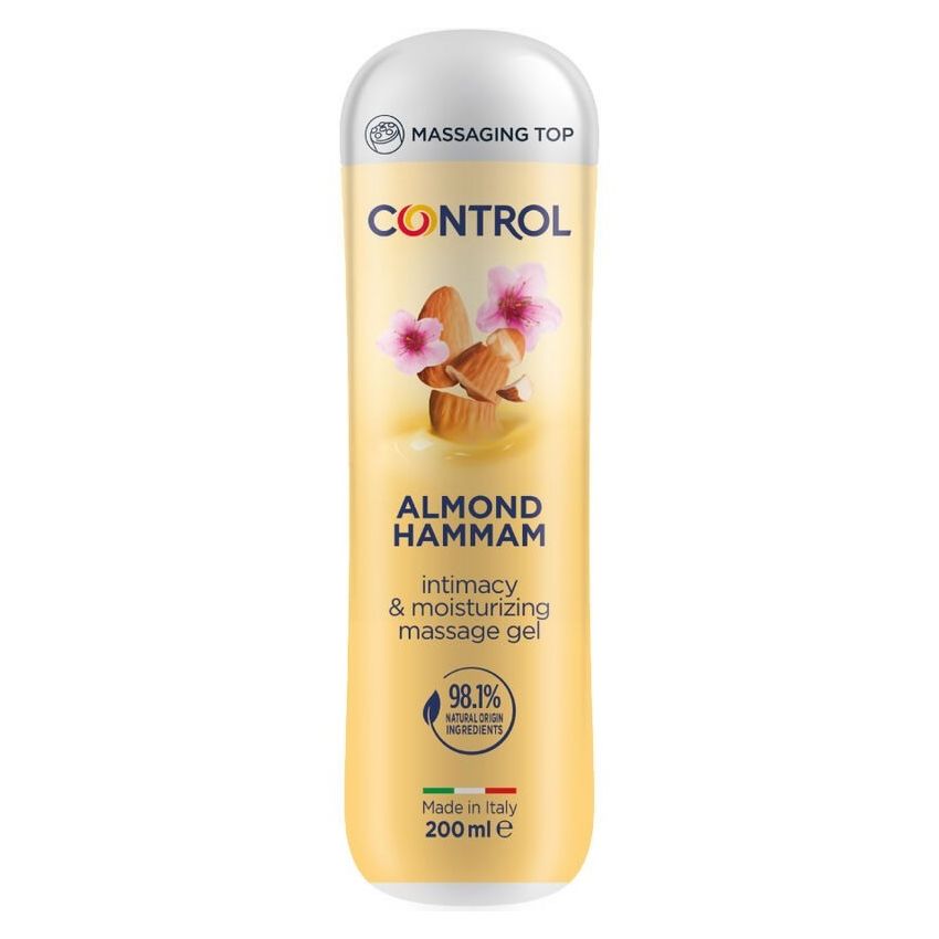 Control Gel De Massage Au Lait D'Amande 200Ml
