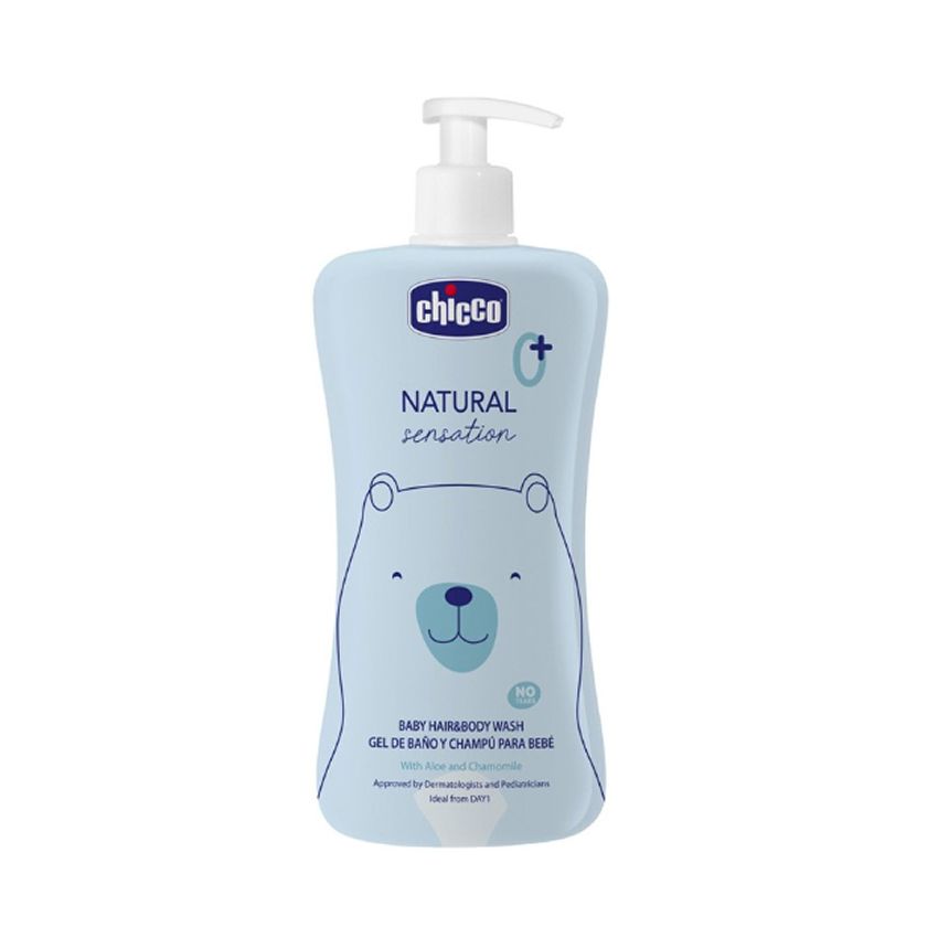 Chicco Gel Et Shampooing Natural Sensation 500Ml