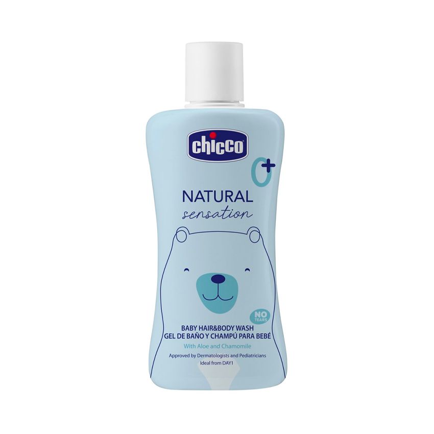 Chicco Natural Sensation Gel De Bain - Shampooing 200Ml