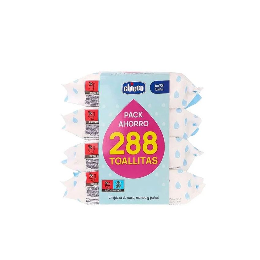 Lingettes Chicco 4 X 72 Unités